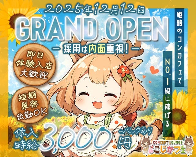 concept lounge こじかフェ(姫路ガールズバー)の求人・体験入店情報