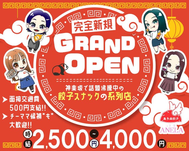 【神楽坂】鳥多麻餃子 スナック ANELA（アネラ）のスナック体入