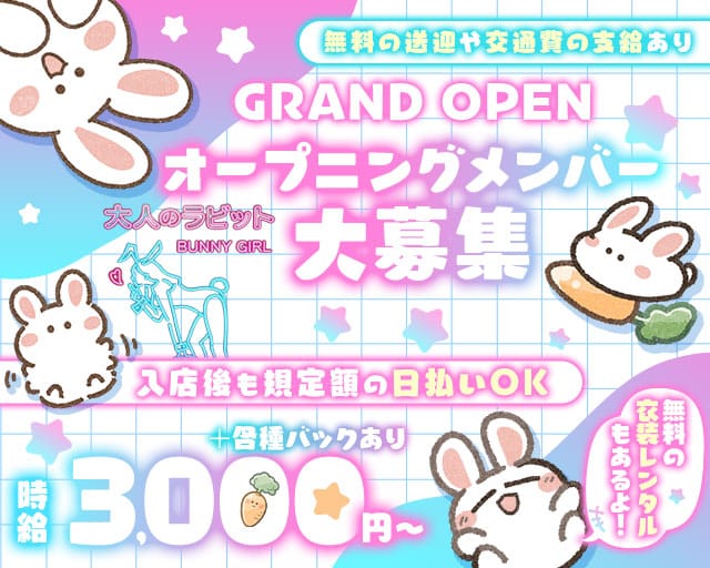 大人のラビットのガールズバー体入