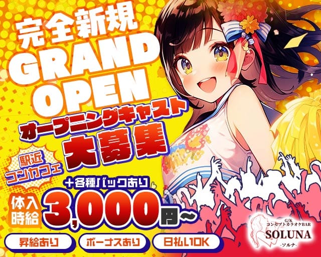 SOLUNA（ソルナ）(静岡ガールズバー)の求人・体験入店情報