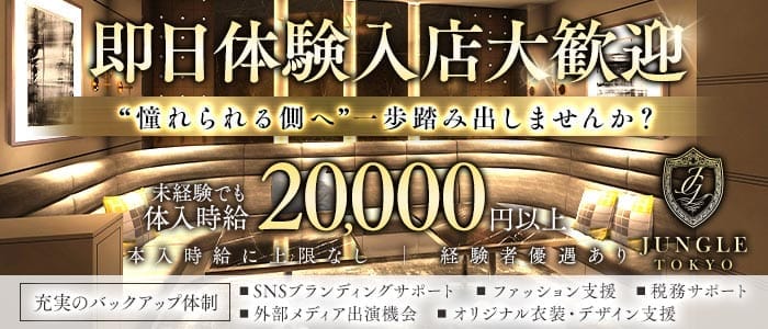 JUNGLE TOKYO 北新地（ジャングル トウキョウ）(北新地キャバクラ)の求人・体験入店情報