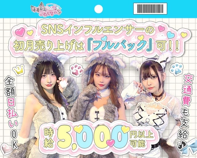 【昼・夜】オオカミちゃんはこわくない(桜木町ガールズバー)の求人・体験入店情報