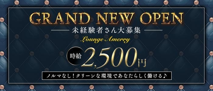 【すすきの】Lounge Amerry（アメリー）(すすきのスナック)の求人・体験入店情報
