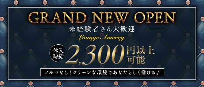 【すすきの】Lounge Amerry（アメリー）(すすきのスナック)の求人・体験入店情報