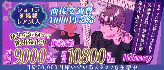 Homey （ホーミー）(掛川スナック)の求人・体験入店情報