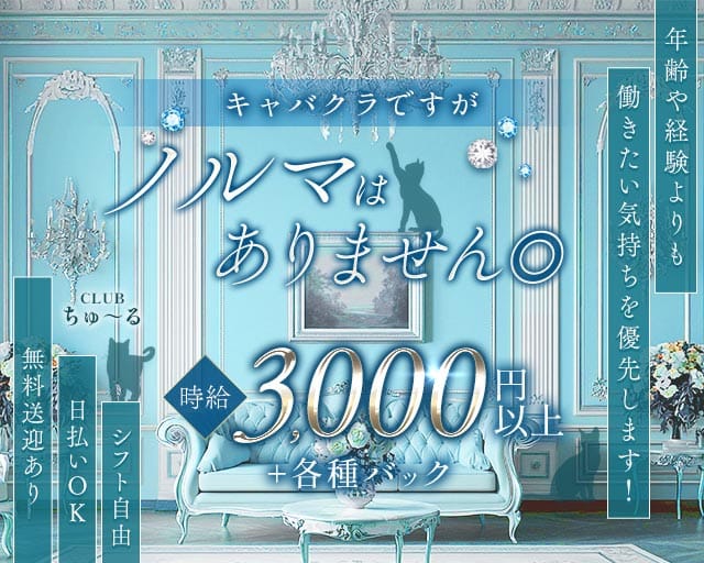 【泉大津】CLUB ちゅ～るのキャバクラ体入