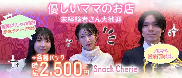 Snack Cherie（シェリー）(銀座スナック)の求人・体験入店情報