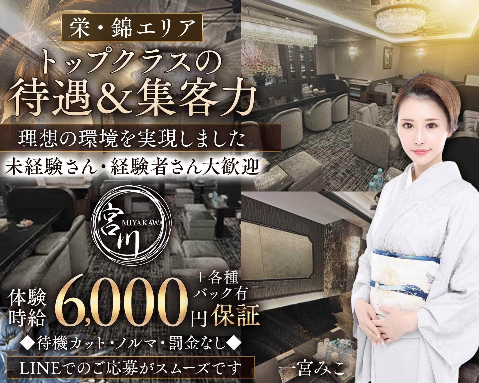 宮川（みやかわ） 錦クラブ TOP画像