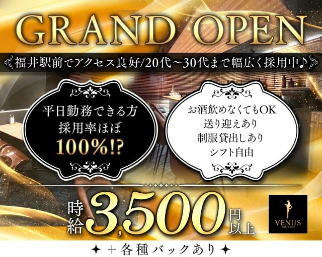 VENUS（ヴィーナス）のガールズバー体入