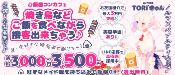 昼・夜Toriきゅん(船橋ガールズバー)の求人・体験入店情報