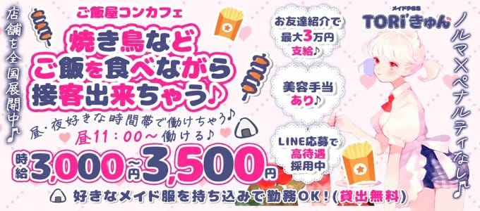 昼・夜Toriきゅん(船橋ガールズバー)の求人・体験入店情報
