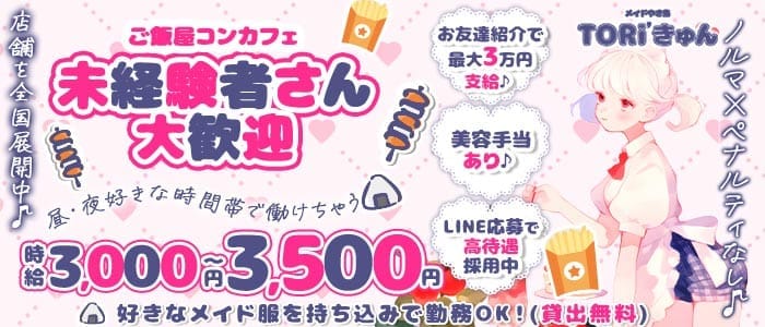 Toriきゅん(船橋ガールズバー)の求人・体験入店情報