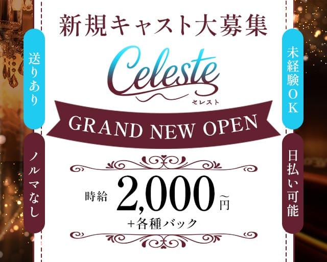 【すすきの】Celeste（セレスト）のスナック体入