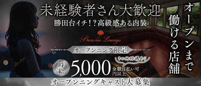 BUSENA（ブセナ） 船橋スナック 未経験募集バナー