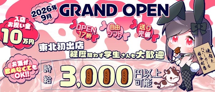 焼肉とバニーガール 国分町店(国分町ガールズバー)の求人・体験入店情報