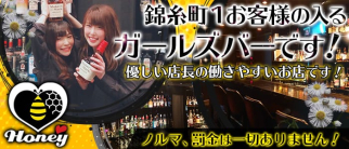 Honey~ハニー~【公式求人情報】(錦糸町ガールズバー)の求人・体験入店情報
