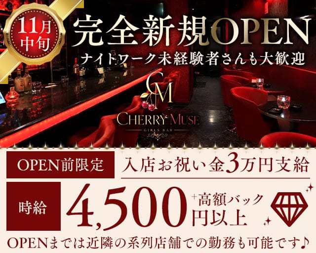 Cherry Muse（チェリー ミューズ）のガールズバー体入