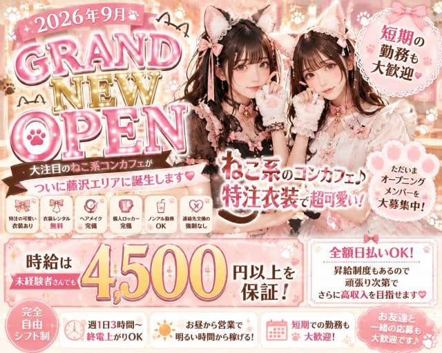 ねこめろのガールズバー体入