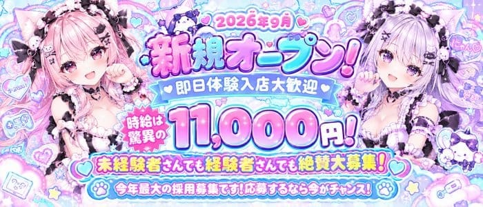 みゃおすた 横浜ガールズバー 未経験募集バナー