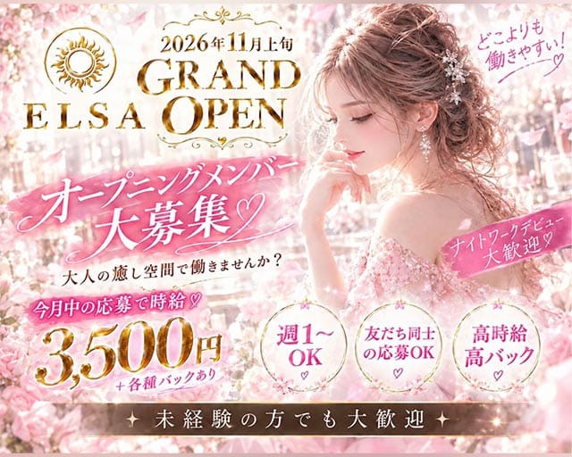 ELSA（エルサ）のガールズバー体入