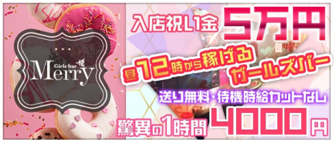 GirlsBar Merry~メリー~【公式求人情報】(川越ガールズバー)の求人・バイト・体験入店情報