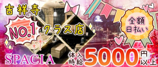 吉祥寺SPACIA(スペーシア)【公式求人・体入情報】(吉祥寺キャバクラ)の求人・体験入店情報