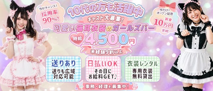 ふらわー 大和ガールズバー 未経験募集バナー