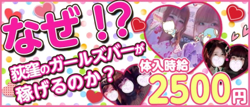 Girls Bar チィキィパラダイス【公式求人情報】(吉祥寺ガールズバー)の求人・体験入店情報