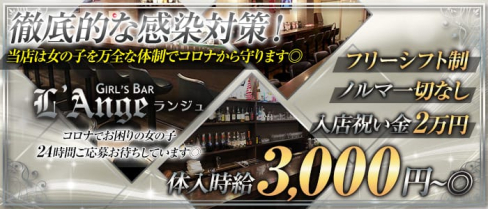 GIRL'S BAR L'Ange~ランジュ~【公式求人情報】(蒲田ガールズバー)の求人・体験入店情報