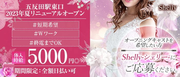 【五反田駅東口】ClubShelly-シェリー-の姉キャバ・半熟キャバ体入