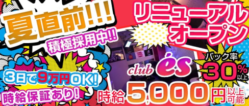 club es(エス)【公式求人情報】(新橋キャバクラ)の求人・バイト・体験入店情報