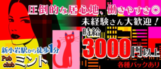 Pub club ミント【公式求人・体入情報】(錦糸町スナック)の求人・体験入店情報