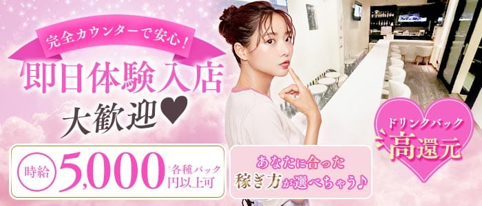 茶屋 Sakura（サクラ） 桜木町ガールズバー 即日体入募集バナー