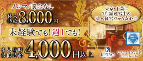 VELLUGUE船橋(ヴェルージュ)【公式求人・体入情報】(船橋キャバクラ)の求人・体験入店情報