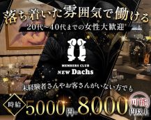 CLUB NEW Dachs（クラブ ニューダックス）【公式体入・求人情報】 バナー
