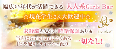 ガールズバー Orchid(オーキッド)【公式求人情報】(桜木町ガールズバー)の求人・体験入店情報