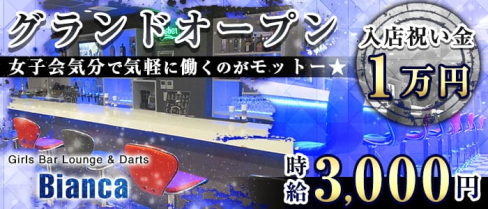 【昼・夜】Girls Bar Lounge -Bianca-(ビアンカ)【公式求人情報】(川崎ガールズバー)の求人・体験入店情報