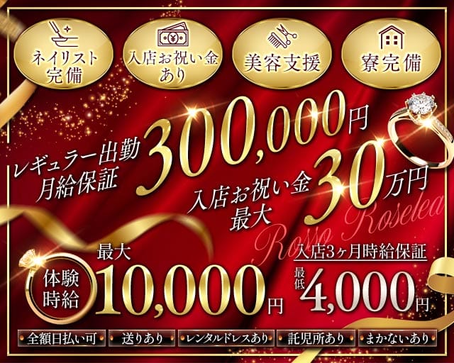 Rosso Roselea（ロッソロゼリア）のキャバクラ体入