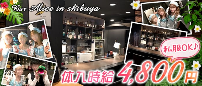 Bar Alice In Shibuya バー アリス イン シブヤ 渋谷 ガールズバー 公式求人 ガールズバーバイトなら 体入ショコラ