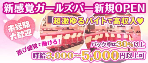 しゅがーらっしゅ【公式求人・体入情報】(新橋ガールズバー)の求人・体験入店情報