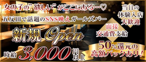 Bar Dining Felice(フェリーチェ)【公式求人・体入情報】(五反田ガールズバー)の求人・体験入店情報