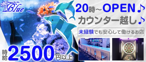【朝・夜】Girl's Bar Blue(ブルー)【公式求人情報】(歌舞伎町ガールズバー)の求人・体験入店情報