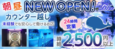 【朝・昼・夜】Girl's Bar Blue(ブルー)【公式求人・体入情報】(歌舞伎町ガールズバー)の求人・体験入店情報