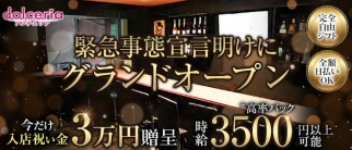 dolceria(ドルチェリア)【公式求人・体入情報】(高田馬場ガールズバー)の求人・体験入店情報