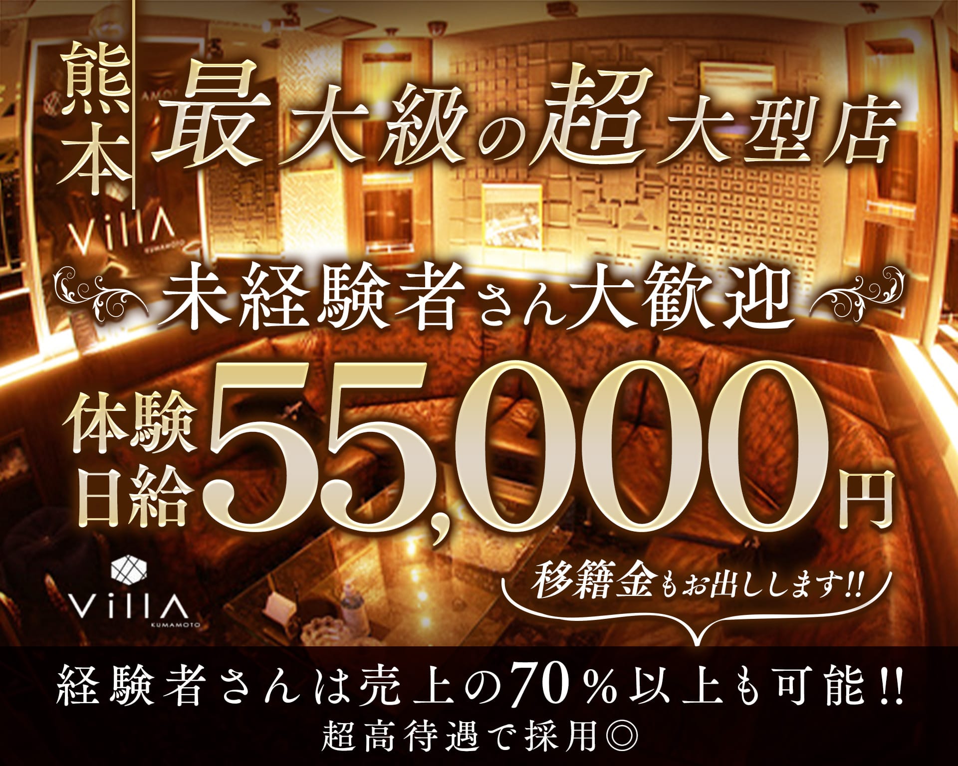 Villa KUMAMOTO（ヴィラクマモト） 下通りキャバクラ TOP画像
