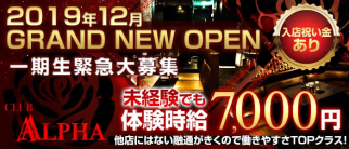 CLUB ALPHA(アルファ)【公式求人情報】