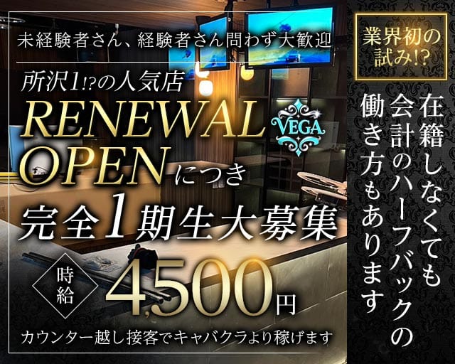 VEGA（ベガ）のガールズバー体入