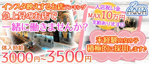 【田町・品川・新橋】Girls Bar AQUA(アクア) 【公式求人情報】(新橋ガールズバー)の求人・体験入店情報