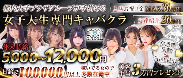 ChouChou 新橋SL店（シュシュ）のキャバクラ体入