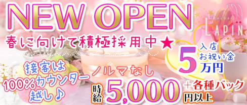 wine bar Lapin (ラパン)【公式求人情報】(渋谷ガールズバー)の求人・体験入店情報